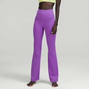 NWT Lululemon Groove Super-High-Rise Flared Pant *Nulu Moonlit Magenta Size 8